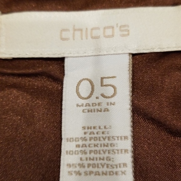 Chico's Faux Leather Skirt - Picture 5 of 5